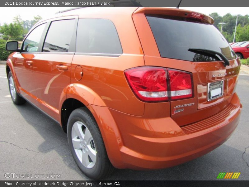 Mango Tango Pearl / Black 2011 Dodge Journey Express
