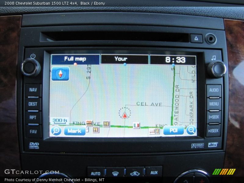 Black / Ebony 2008 Chevrolet Suburban 1500 LTZ 4x4