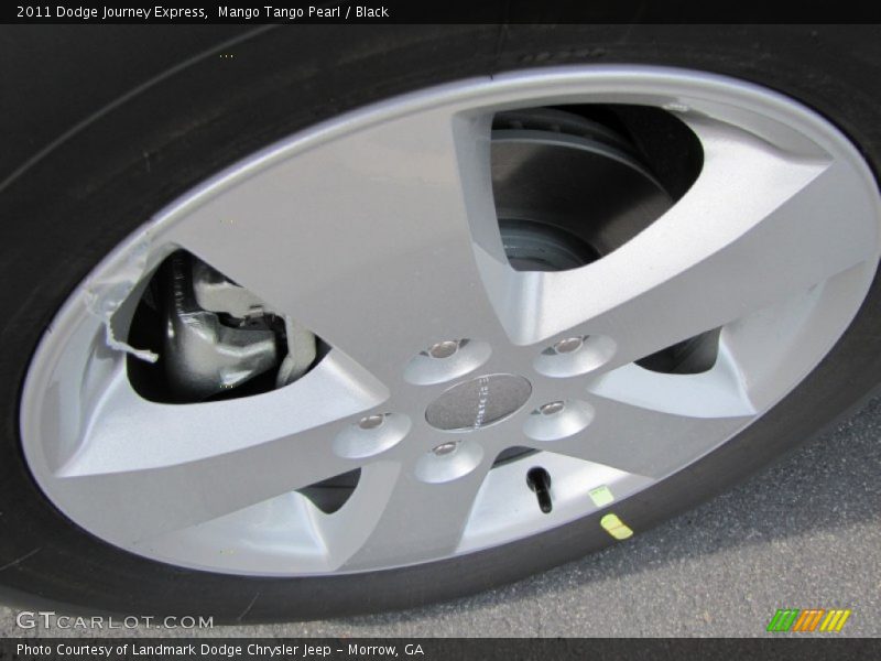 Mango Tango Pearl / Black 2011 Dodge Journey Express