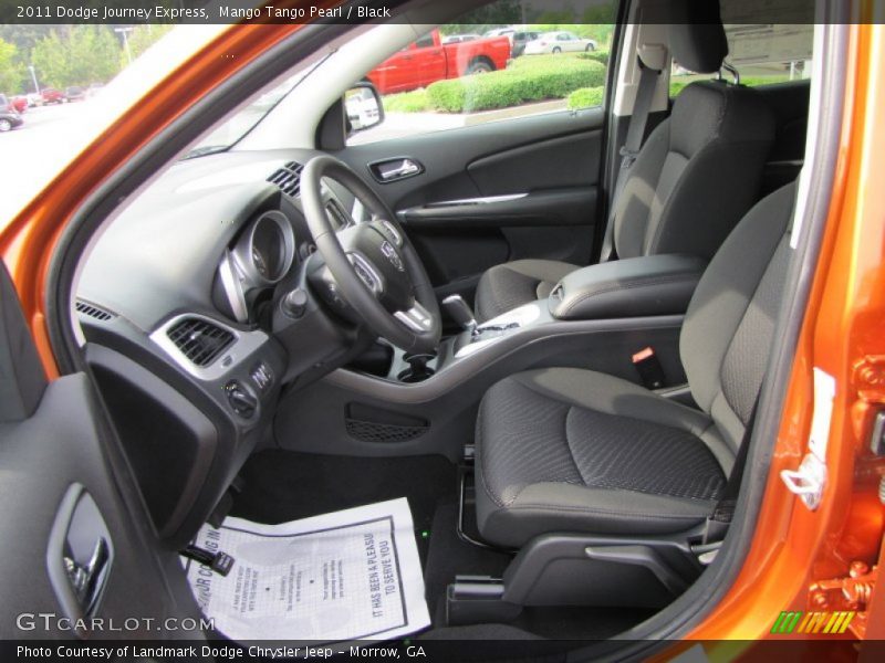Mango Tango Pearl / Black 2011 Dodge Journey Express
