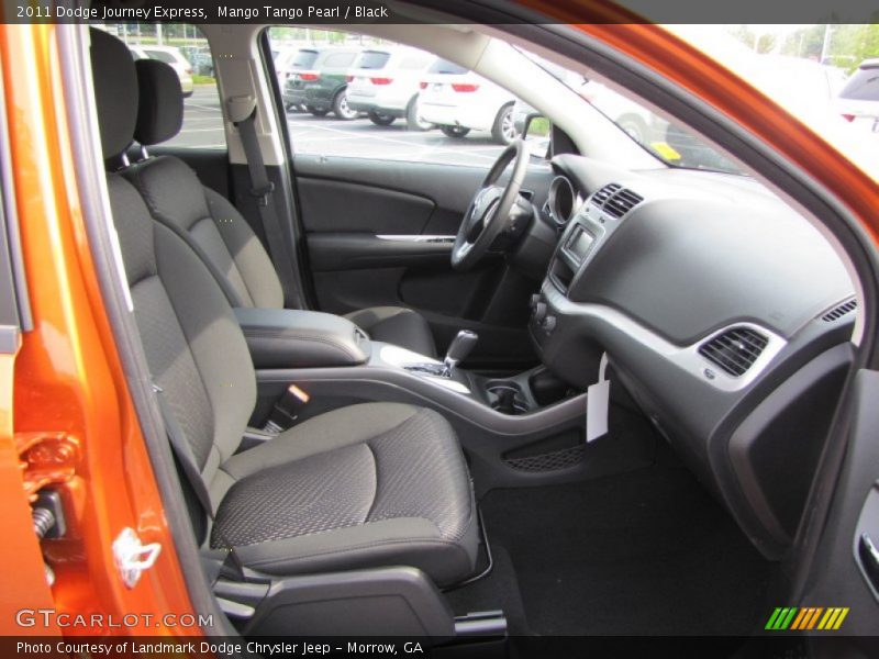 Mango Tango Pearl / Black 2011 Dodge Journey Express