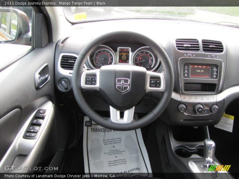 Mango Tango Pearl / Black 2011 Dodge Journey Express