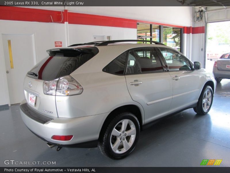 Crystal White / Light Gray 2005 Lexus RX 330