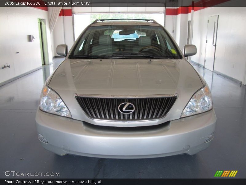Crystal White / Light Gray 2005 Lexus RX 330