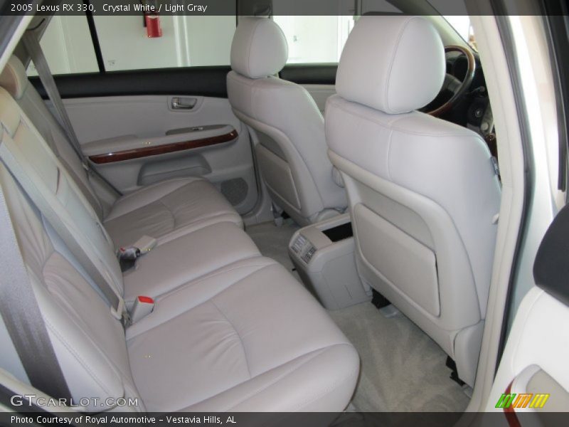 Crystal White / Light Gray 2005 Lexus RX 330