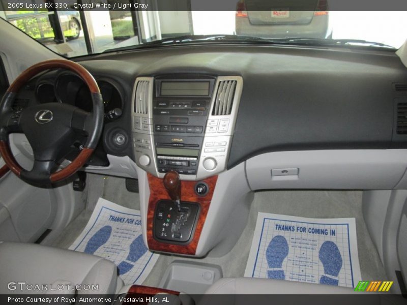 Crystal White / Light Gray 2005 Lexus RX 330