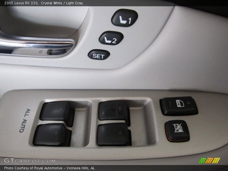 Crystal White / Light Gray 2005 Lexus RX 330