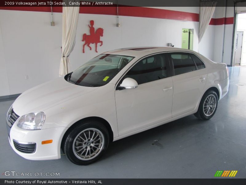 Candy White / Anthracite 2009 Volkswagen Jetta TDI Sedan