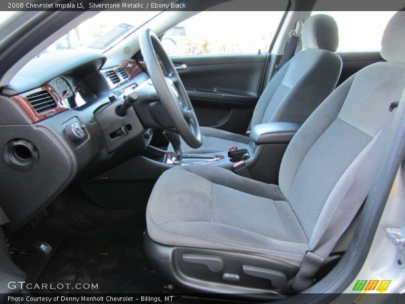 Silverstone Metallic / Ebony Black 2008 Chevrolet Impala LS