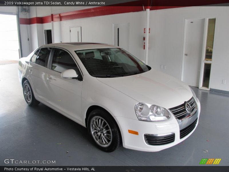 Candy White / Anthracite 2009 Volkswagen Jetta TDI Sedan
