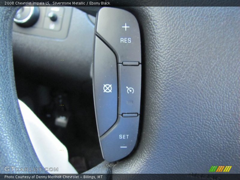 Silverstone Metallic / Ebony Black 2008 Chevrolet Impala LS