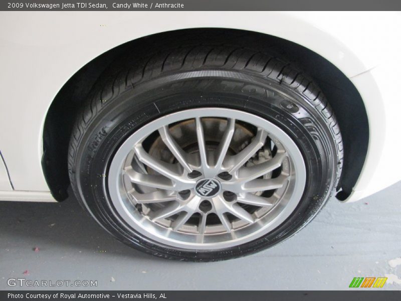 Candy White / Anthracite 2009 Volkswagen Jetta TDI Sedan