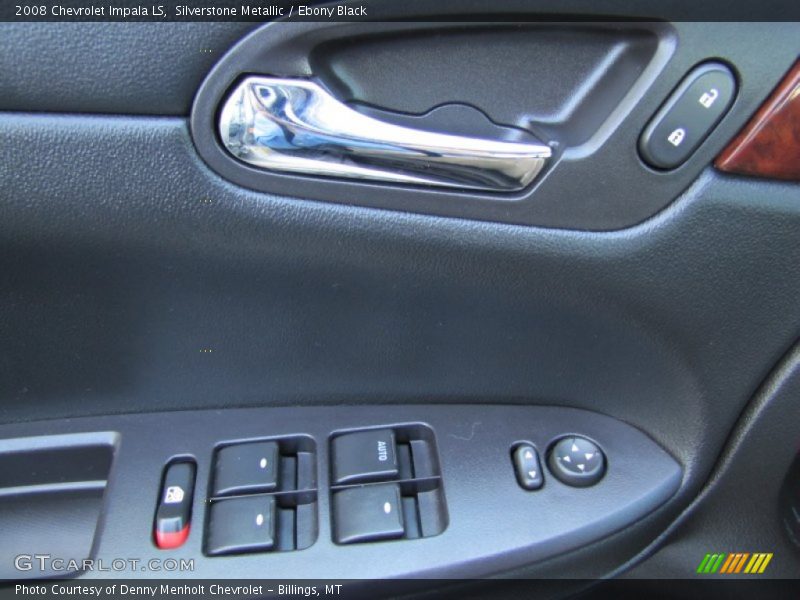 Silverstone Metallic / Ebony Black 2008 Chevrolet Impala LS