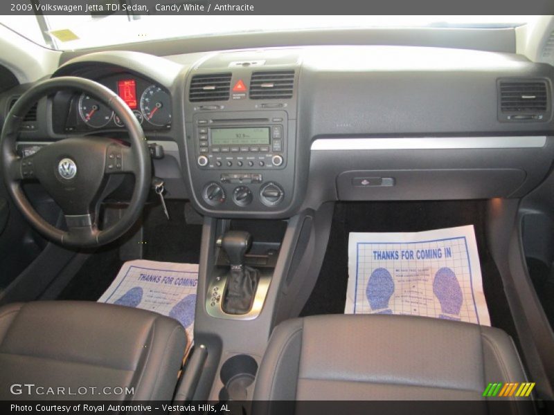 Candy White / Anthracite 2009 Volkswagen Jetta TDI Sedan