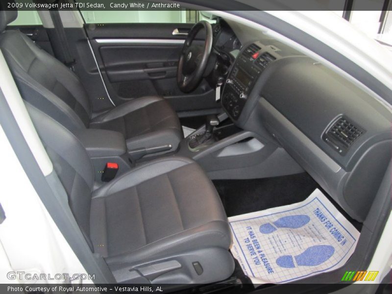 Candy White / Anthracite 2009 Volkswagen Jetta TDI Sedan