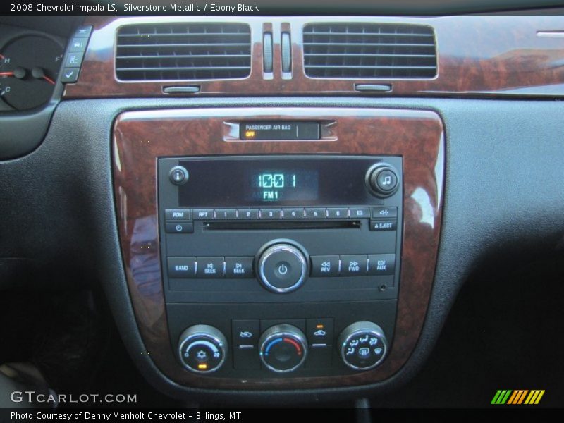 Silverstone Metallic / Ebony Black 2008 Chevrolet Impala LS