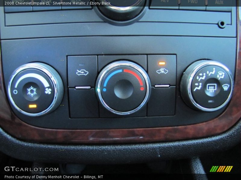 Silverstone Metallic / Ebony Black 2008 Chevrolet Impala LS