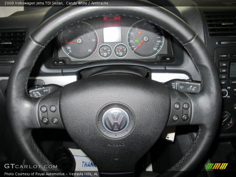 Candy White / Anthracite 2009 Volkswagen Jetta TDI Sedan