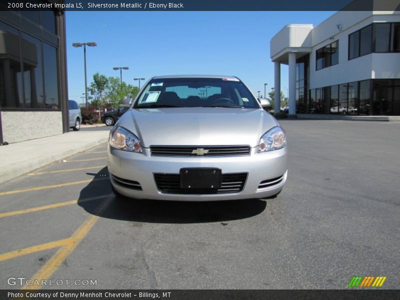 Silverstone Metallic / Ebony Black 2008 Chevrolet Impala LS