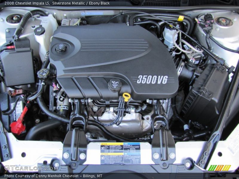 Silverstone Metallic / Ebony Black 2008 Chevrolet Impala LS