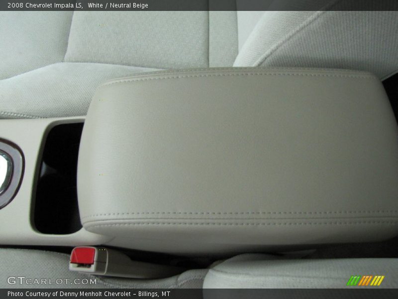 White / Neutral Beige 2008 Chevrolet Impala LS