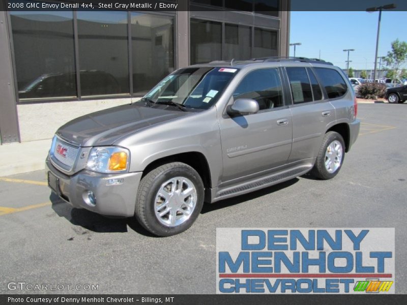 Steel Gray Metallic / Ebony 2008 GMC Envoy Denali 4x4