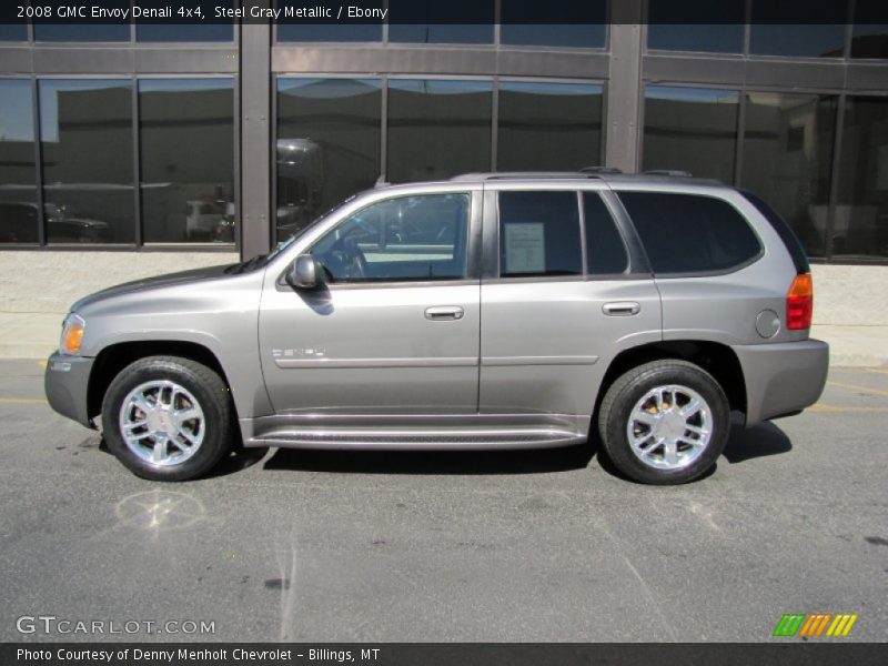 Steel Gray Metallic / Ebony 2008 GMC Envoy Denali 4x4