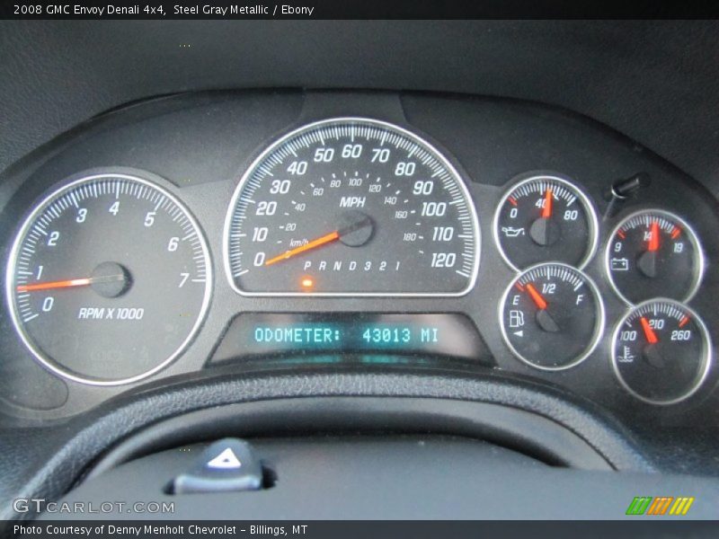 Steel Gray Metallic / Ebony 2008 GMC Envoy Denali 4x4
