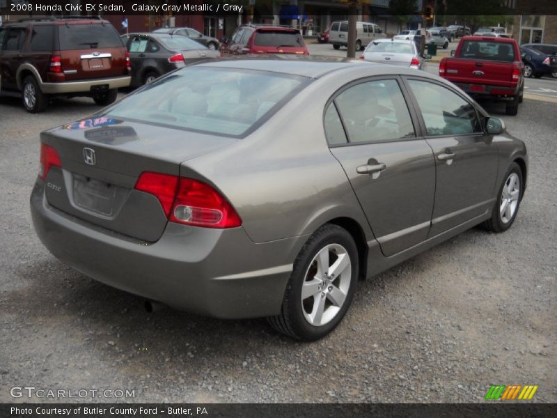Galaxy Gray Metallic / Gray 2008 Honda Civic EX Sedan