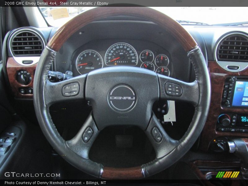 Steel Gray Metallic / Ebony 2008 GMC Envoy Denali 4x4