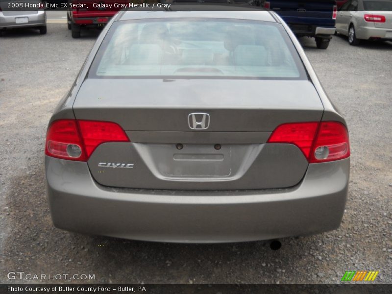 Galaxy Gray Metallic / Gray 2008 Honda Civic EX Sedan