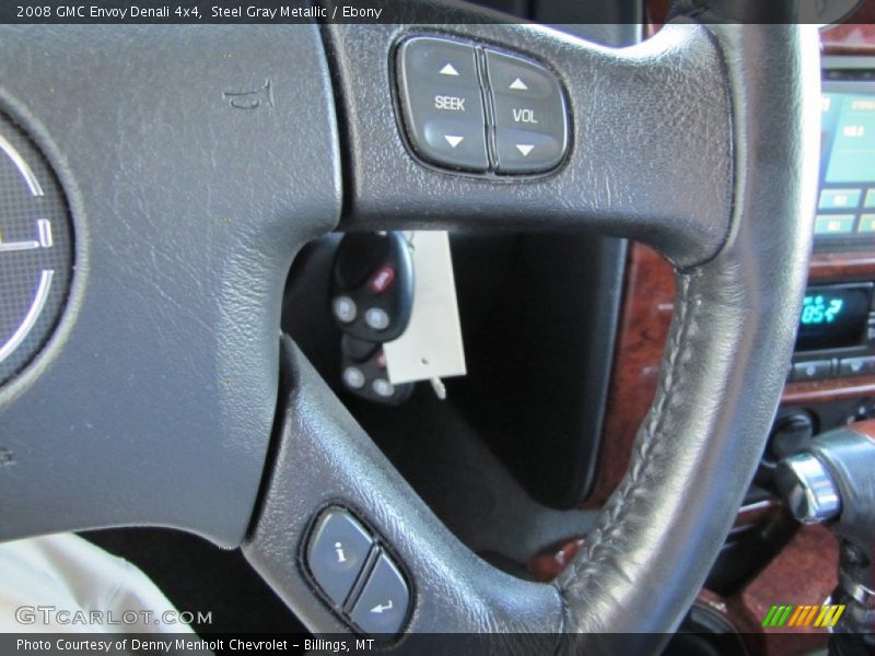 Steel Gray Metallic / Ebony 2008 GMC Envoy Denali 4x4