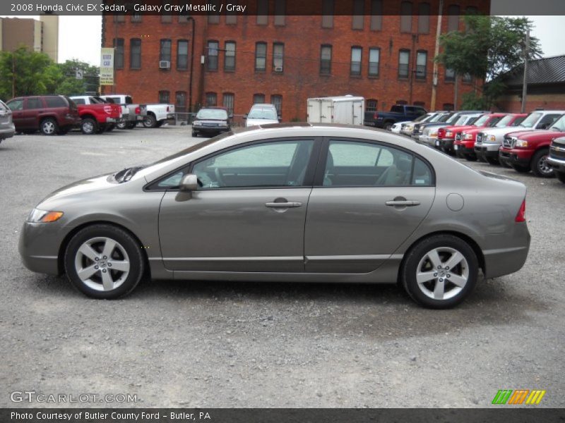 Galaxy Gray Metallic / Gray 2008 Honda Civic EX Sedan