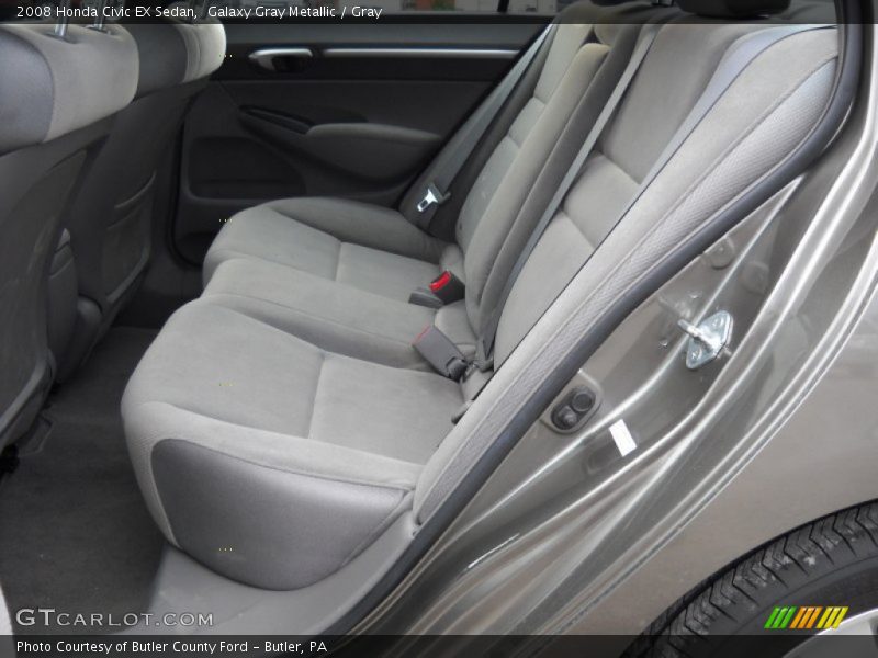 Galaxy Gray Metallic / Gray 2008 Honda Civic EX Sedan