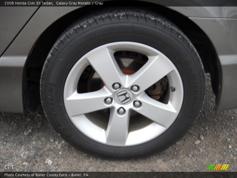 Galaxy Gray Metallic / Gray 2008 Honda Civic EX Sedan