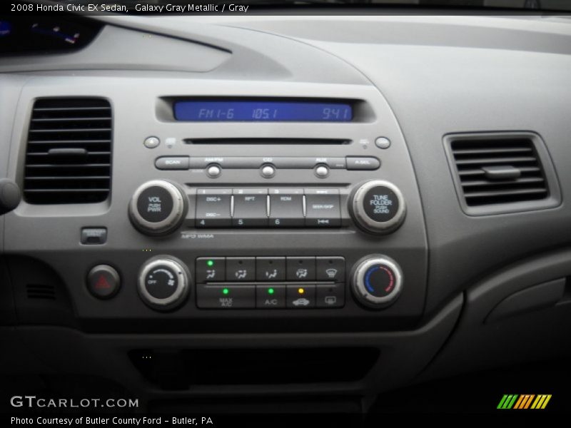 Galaxy Gray Metallic / Gray 2008 Honda Civic EX Sedan