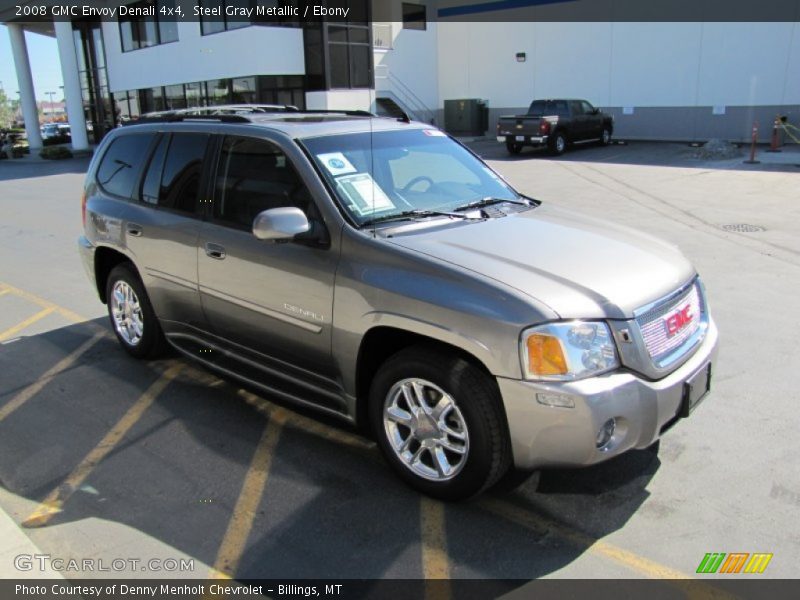 Steel Gray Metallic / Ebony 2008 GMC Envoy Denali 4x4