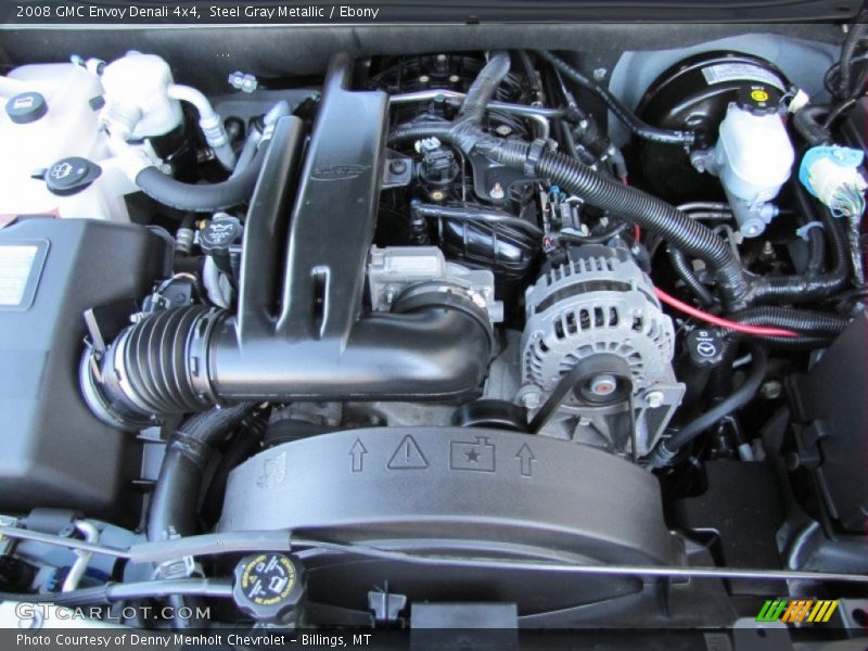 Steel Gray Metallic / Ebony 2008 GMC Envoy Denali 4x4
