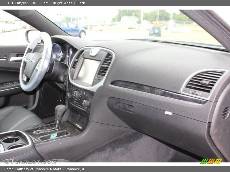 Bright White / Black 2011 Chrysler 300 C Hemi