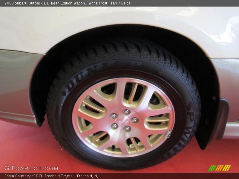 White Frost Pearl / Beige 2003 Subaru Outback L.L. Bean Edition Wagon