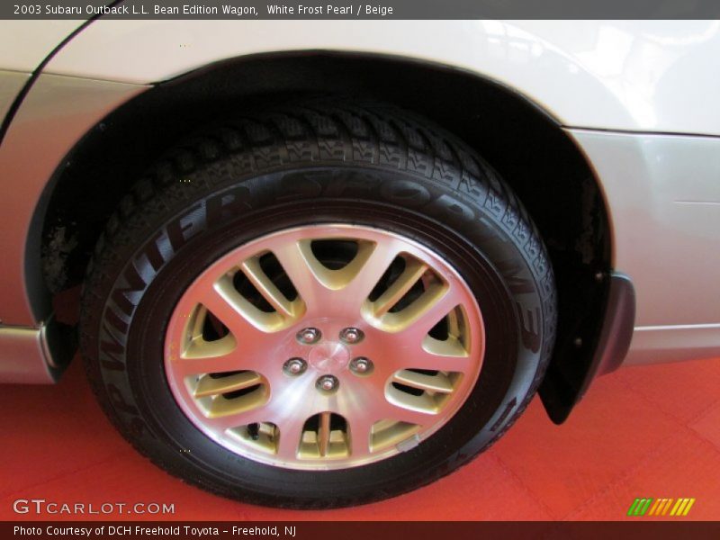 White Frost Pearl / Beige 2003 Subaru Outback L.L. Bean Edition Wagon