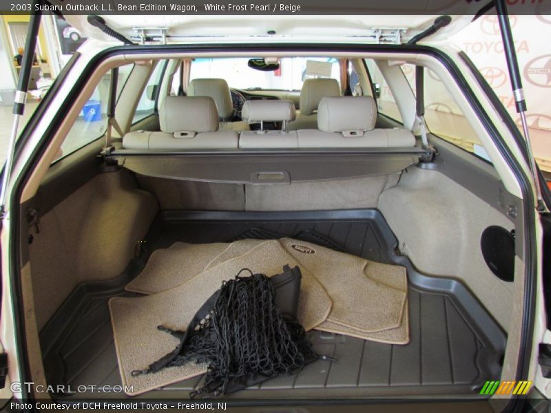 White Frost Pearl / Beige 2003 Subaru Outback L.L. Bean Edition Wagon
