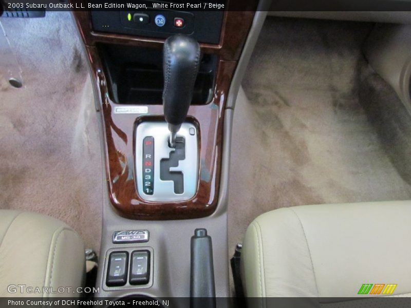 White Frost Pearl / Beige 2003 Subaru Outback L.L. Bean Edition Wagon