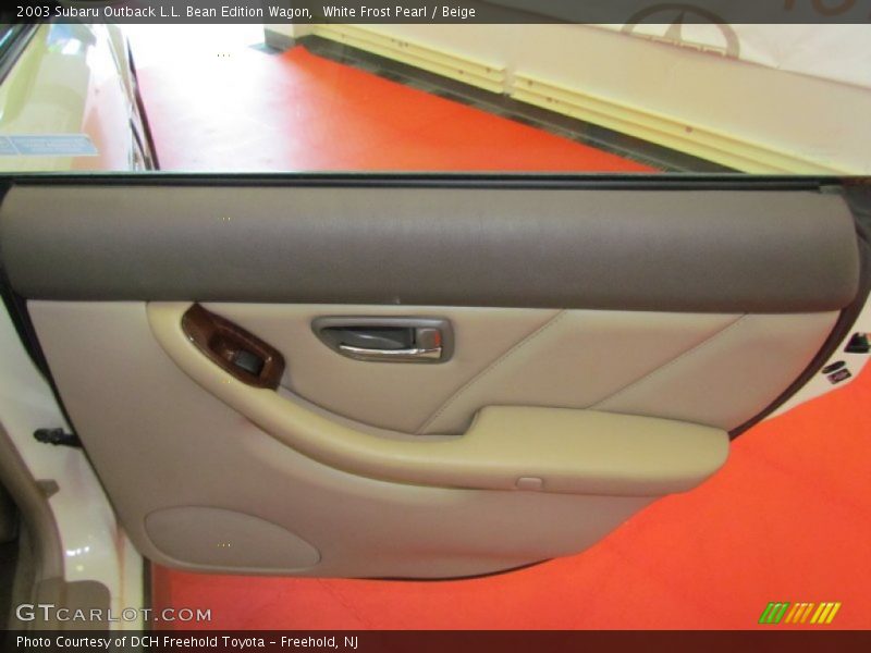 White Frost Pearl / Beige 2003 Subaru Outback L.L. Bean Edition Wagon