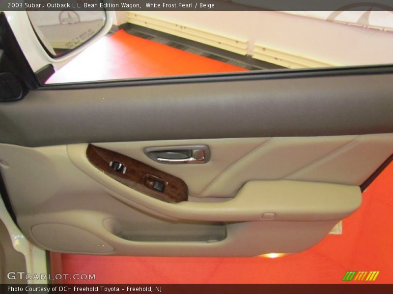 White Frost Pearl / Beige 2003 Subaru Outback L.L. Bean Edition Wagon