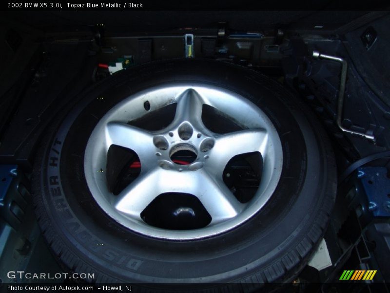 Topaz Blue Metallic / Black 2002 BMW X5 3.0i