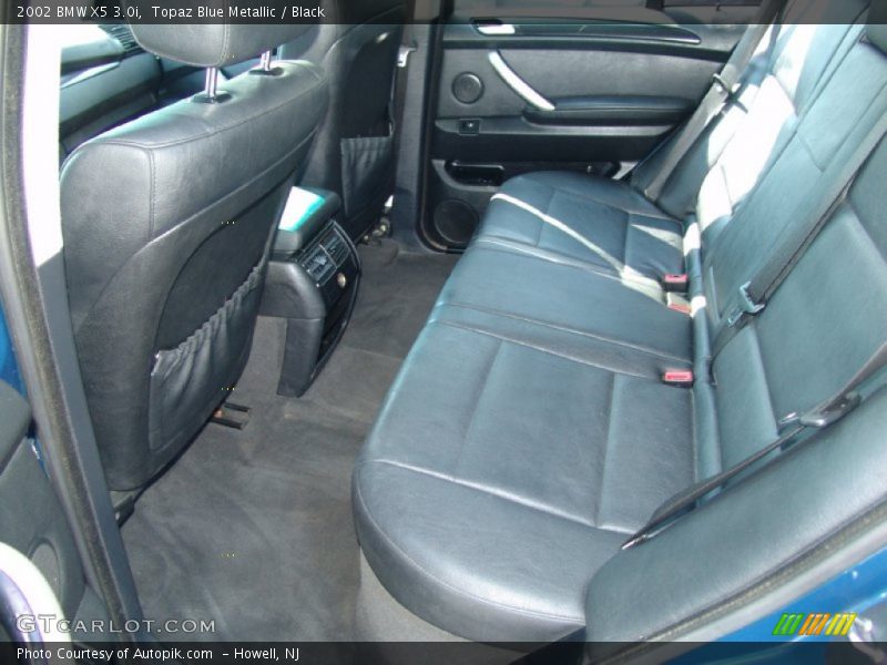 Topaz Blue Metallic / Black 2002 BMW X5 3.0i