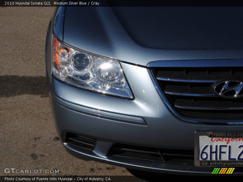 Medium Silver Blue / Gray 2010 Hyundai Sonata GLS