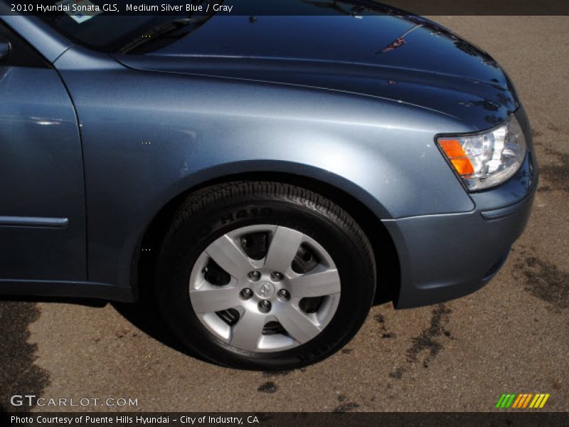 Medium Silver Blue / Gray 2010 Hyundai Sonata GLS