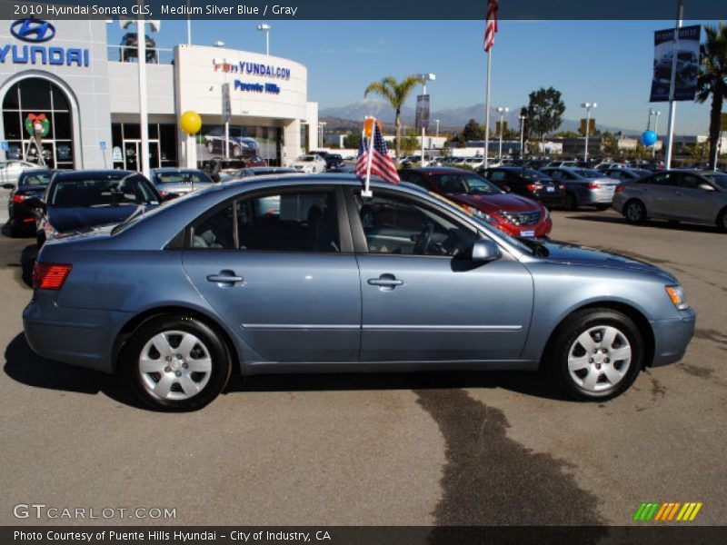 Medium Silver Blue / Gray 2010 Hyundai Sonata GLS